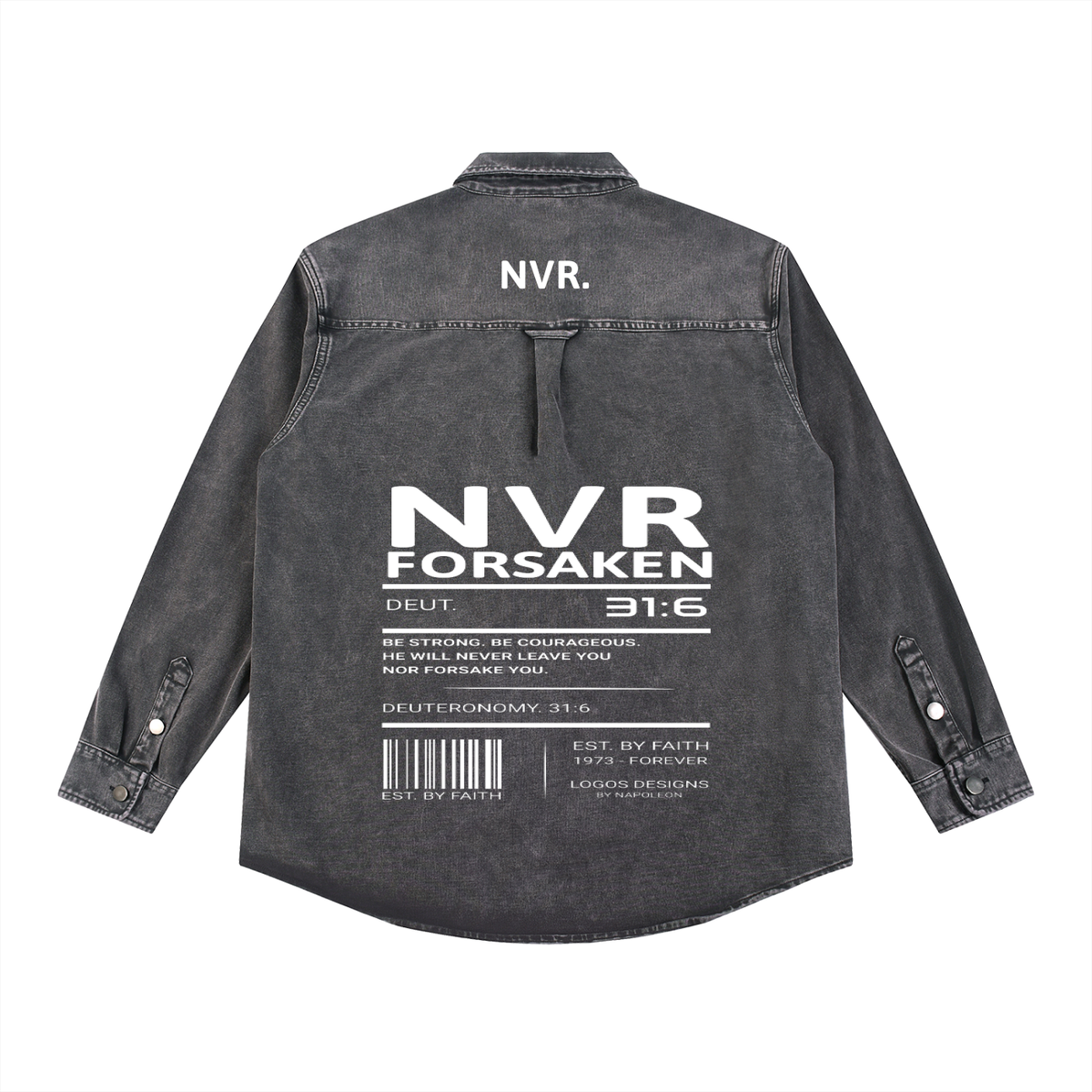 NVR Forsaken Denim Vintage Washed Heavyweight Jacket