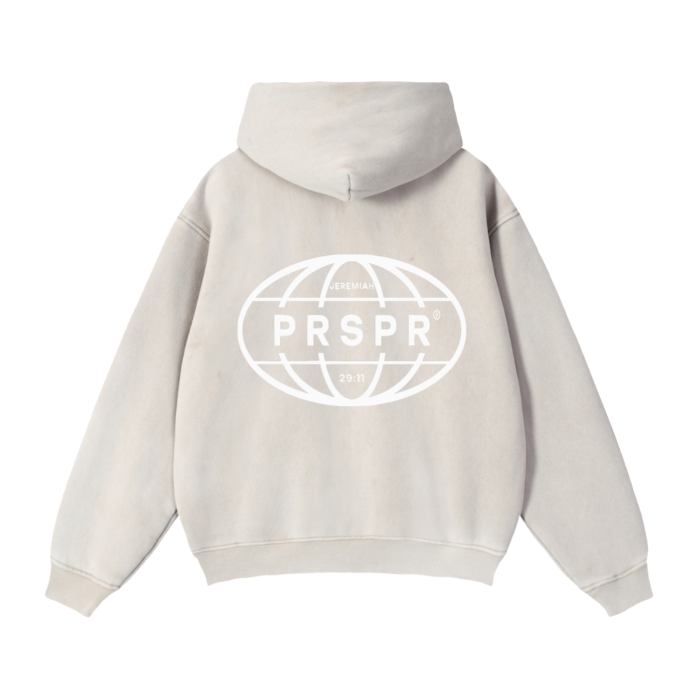 Zip-Through Boxy Fleece Hoodie
