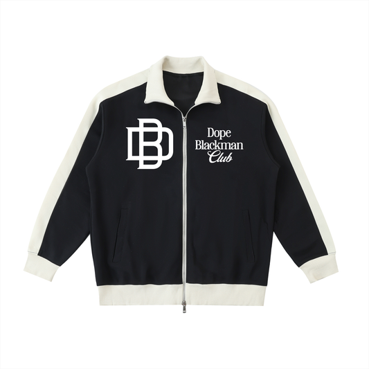 Dope Blackman Club Contrast Trim Stand Collar Jacket