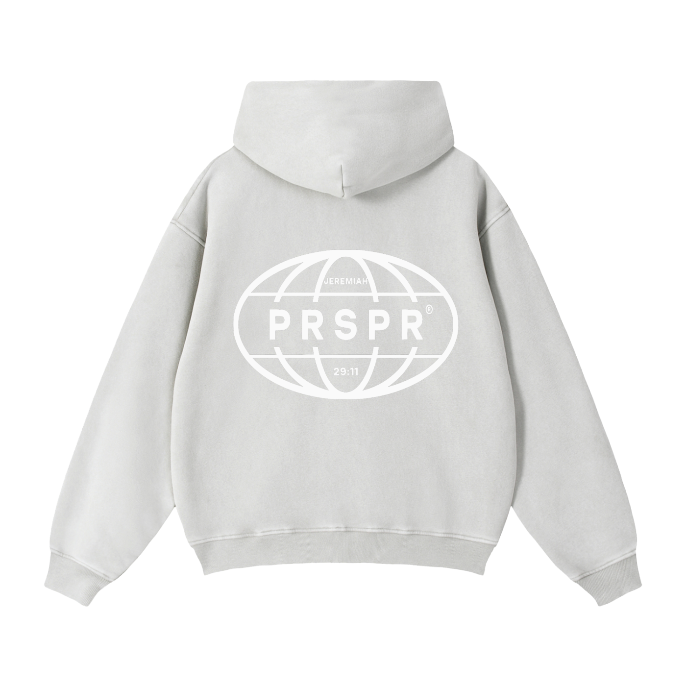 Zip-Through Boxy Fleece Hoodie