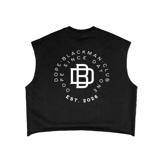 Dope Blackman Club French Terry Boxy Tank Top