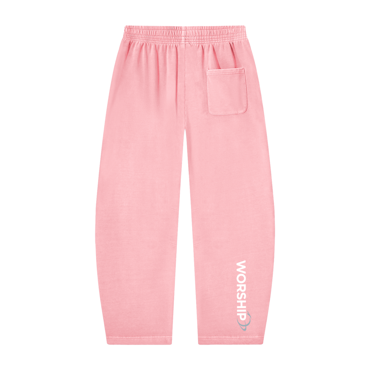 Overcomers Worship Vintage Washed Barrel Leg Sweatpants