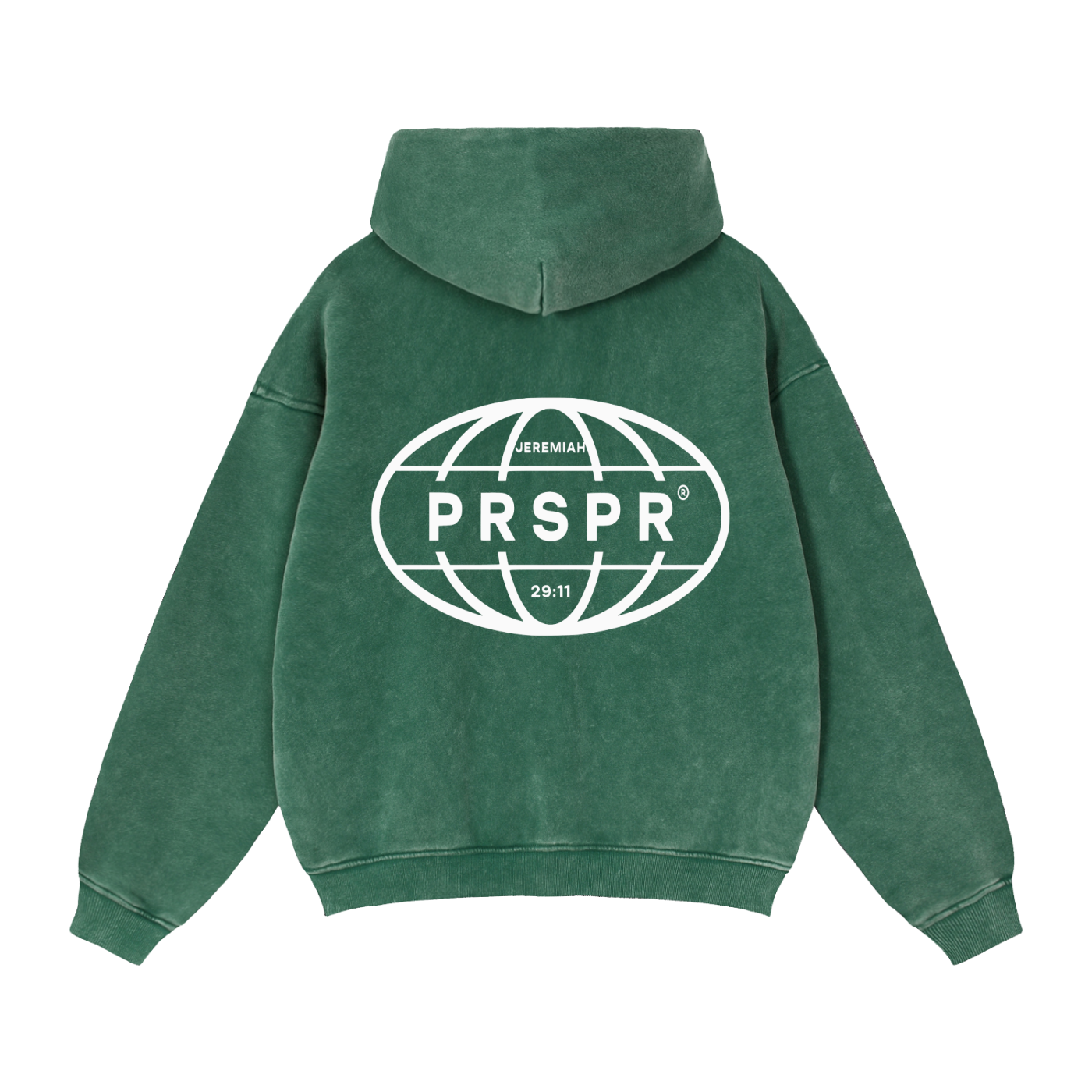 Zip-Through Boxy Fleece Hoodie