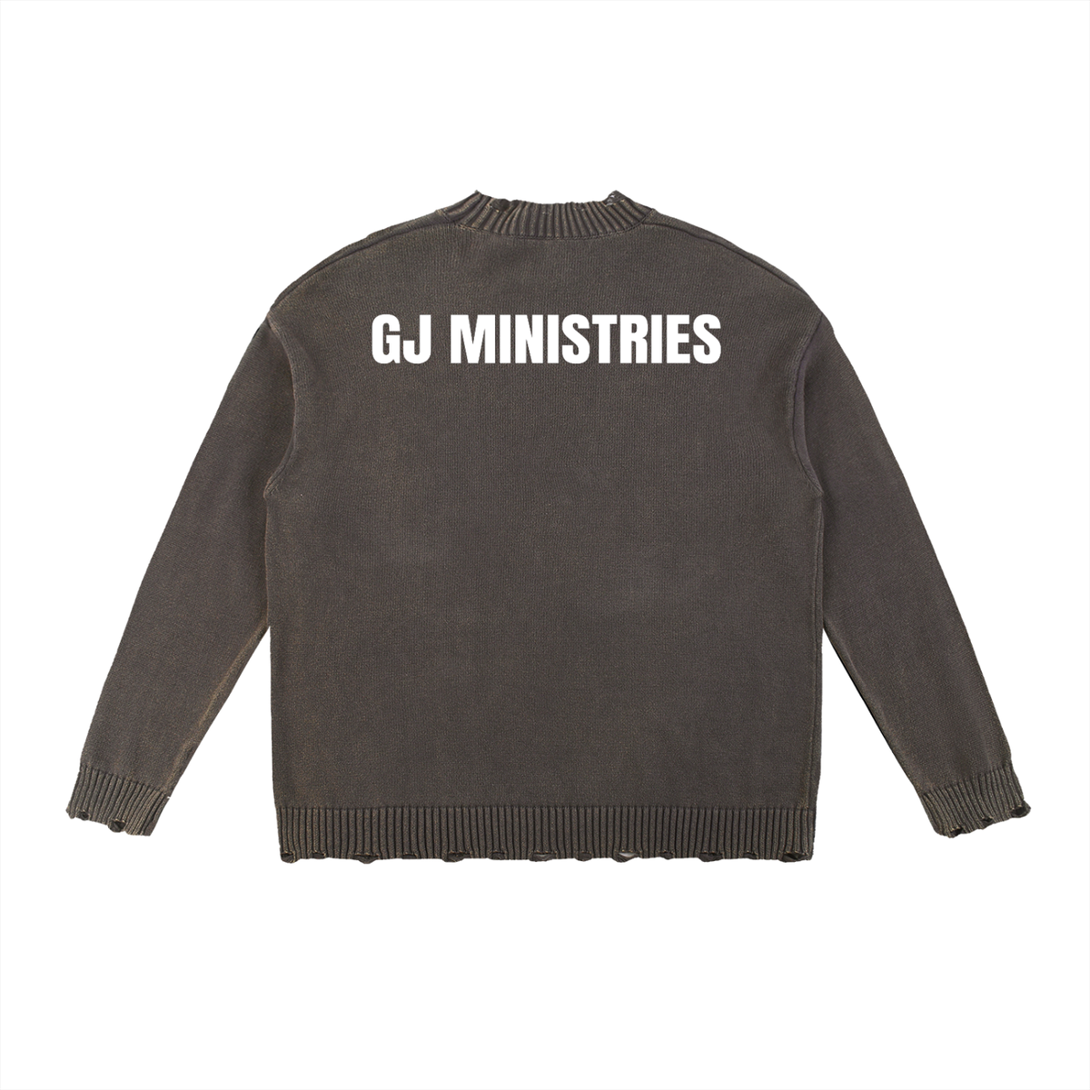 Vintage Washed Hand-Frayed Sweater (GJ)