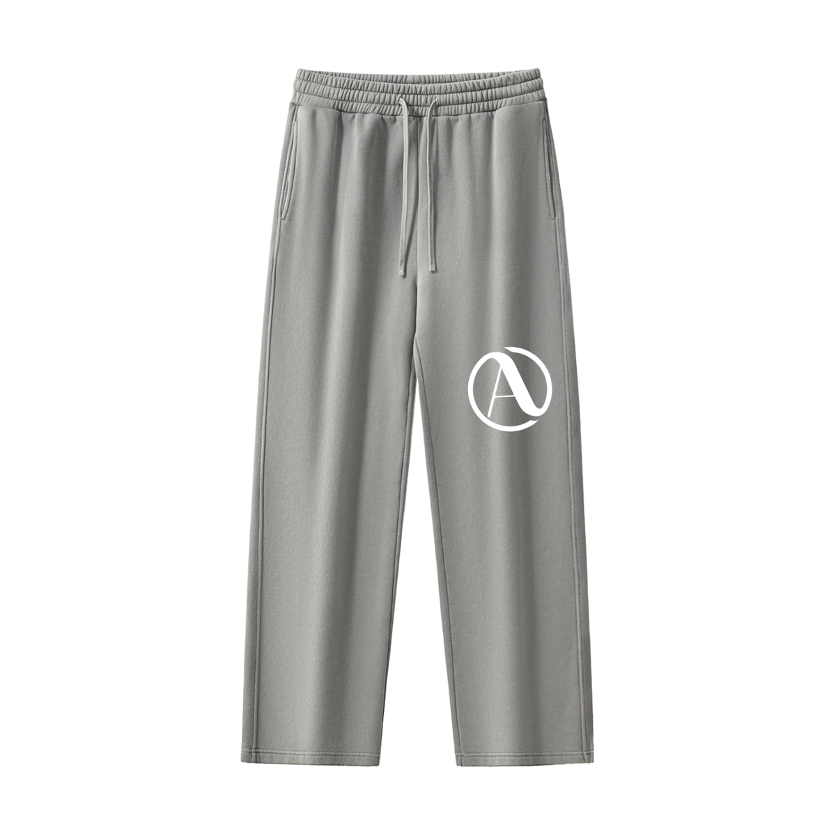 Frayed Enzyme Washed Fleece Sweatpants