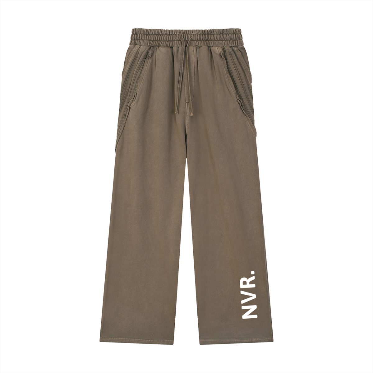 Snow Washed Tape Raw Edge Sweatpants (NVR)