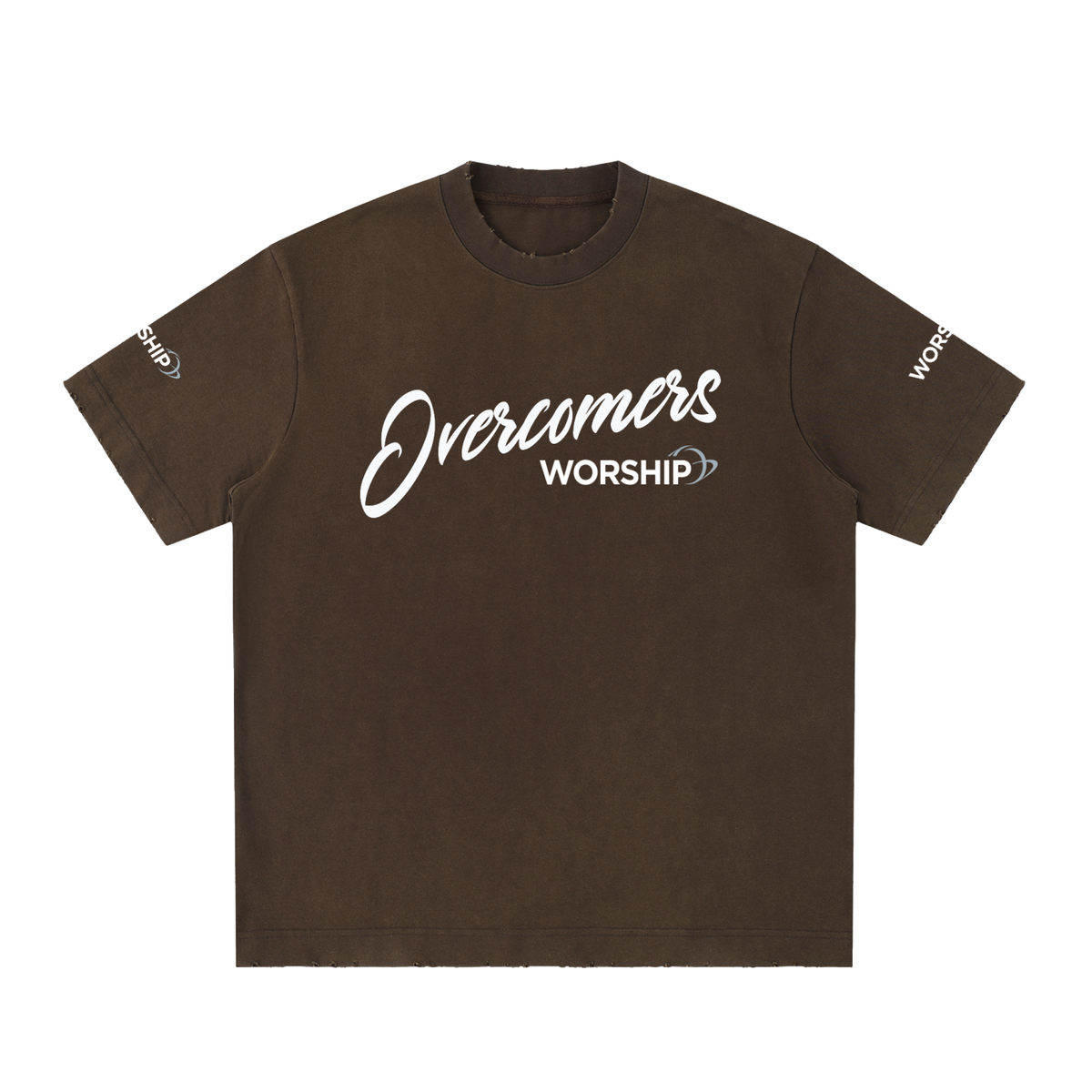 Heavyweight Vintage Washed Frayed T-Shirt