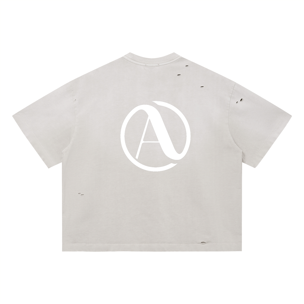 Vintage Washed Distressed Boxy Oversized T-Shirt