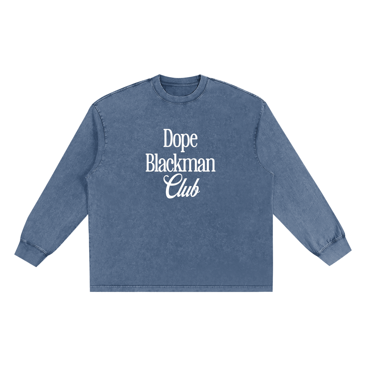 Snow Washed Dope Blackman Club T-Shirt