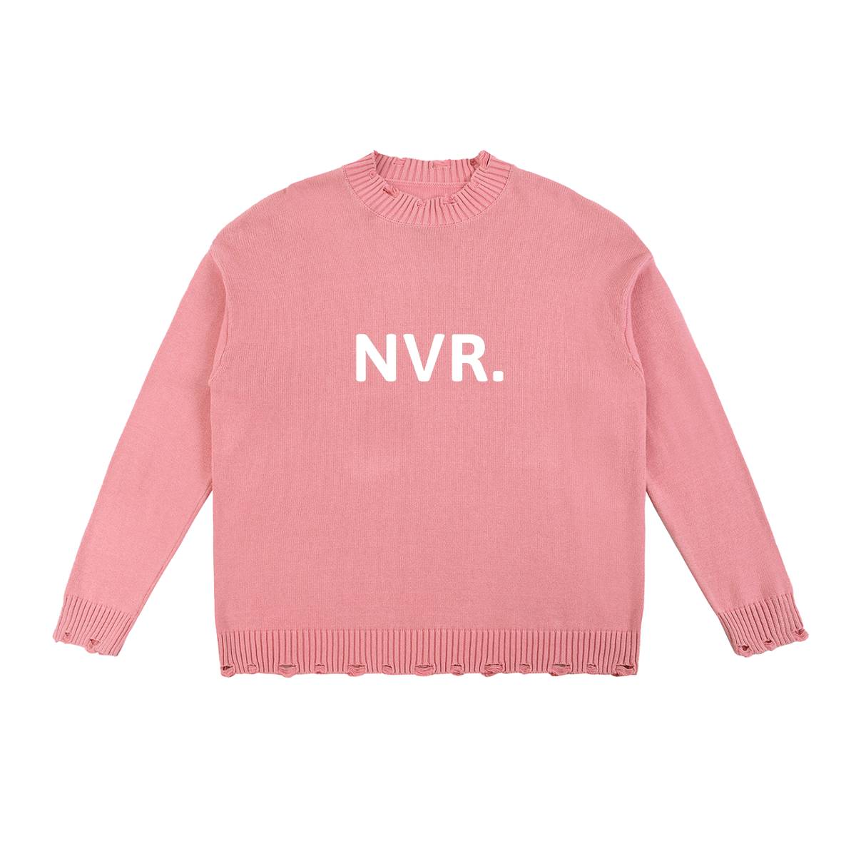 Vintage Washed Hand-Frayed Sweater