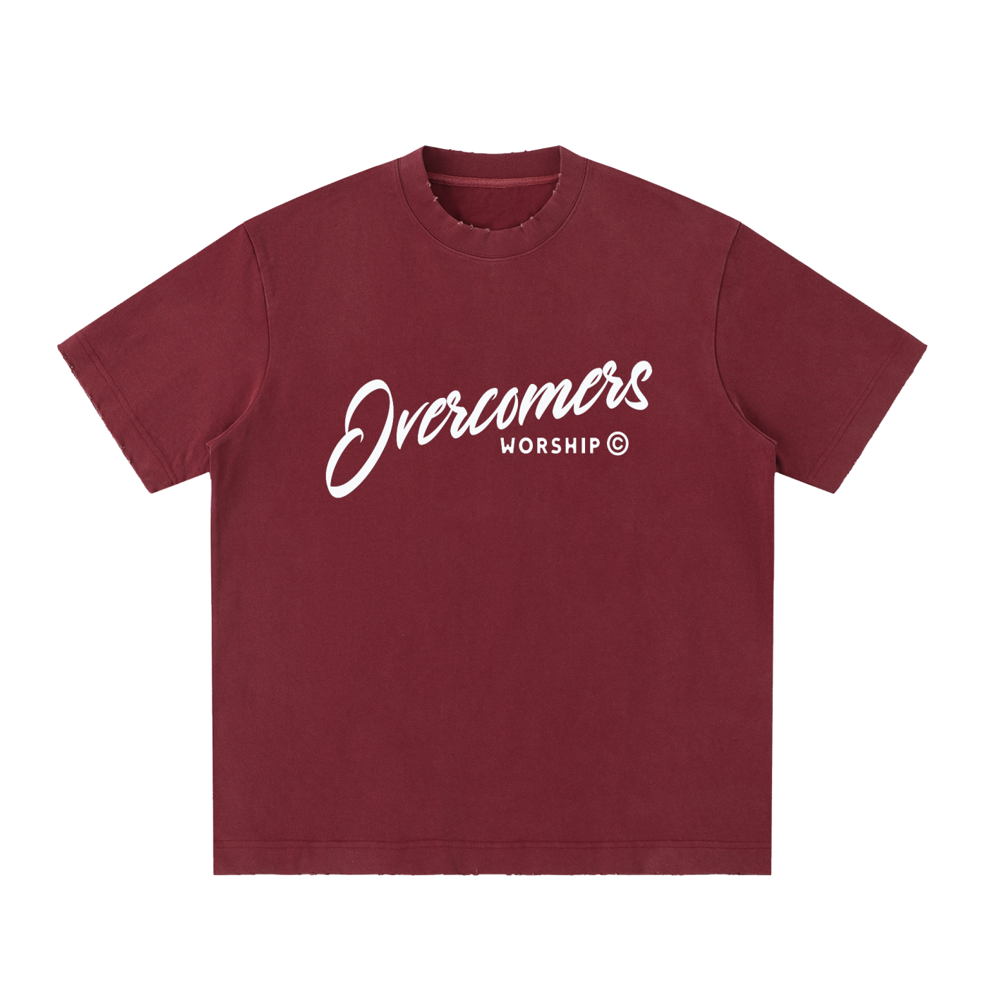 Overcomers Worship Team Tee – Heavyweight Frayed Edition