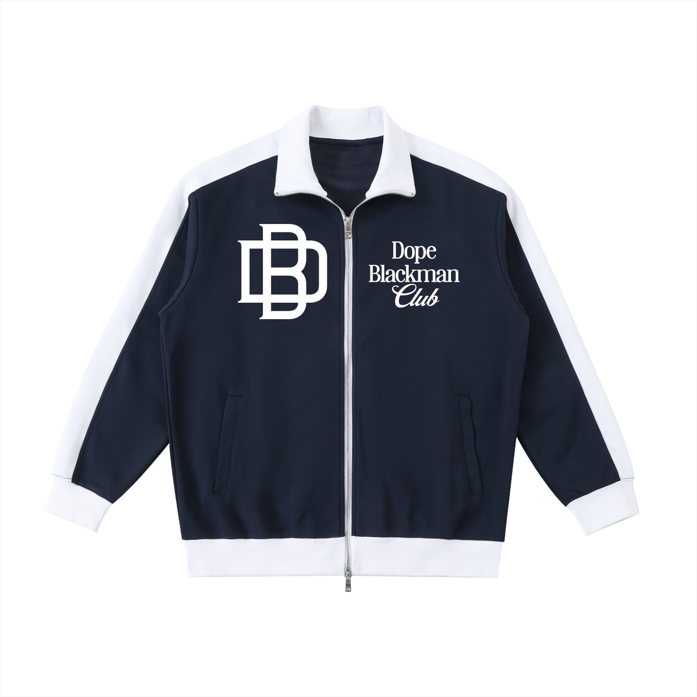 Dope Blackman Club Contrast Trim Stand Collar Jacket