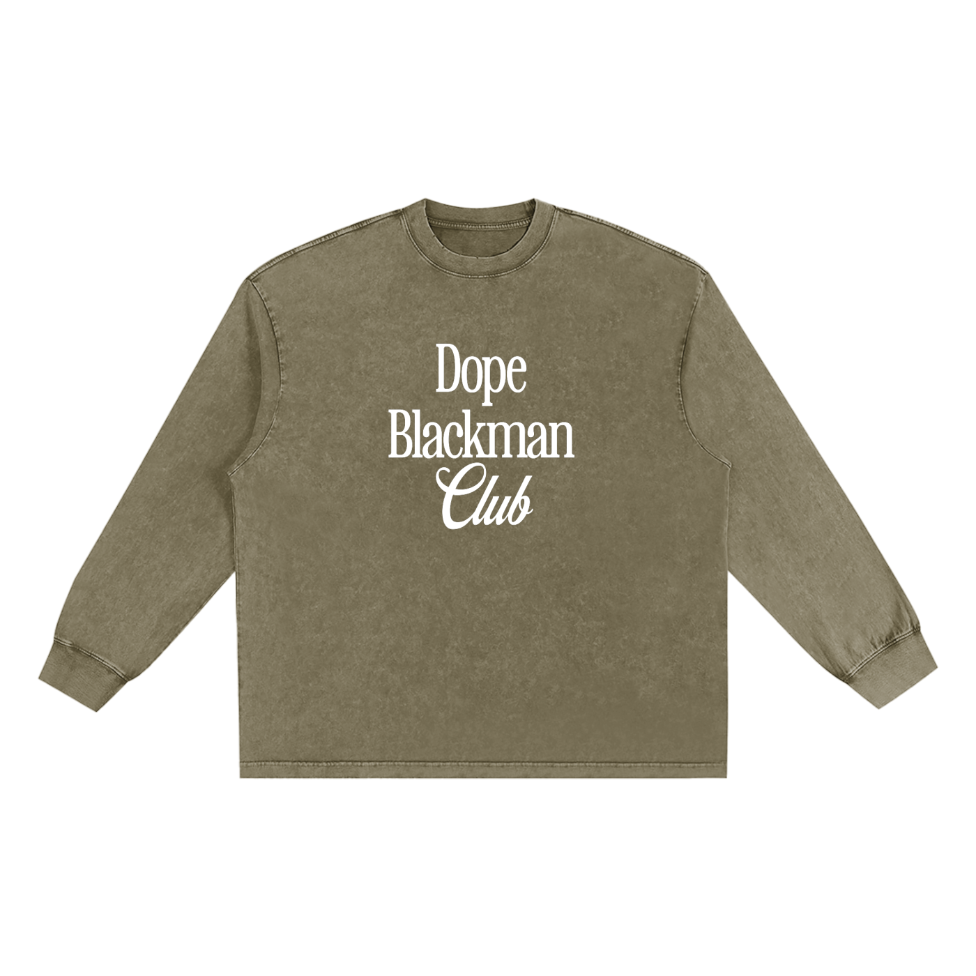 Snow Washed Dope Blackman Club T-Shirt