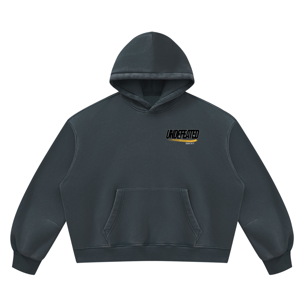 Unisex Vintage Wash Boxy Fleece Hoodie