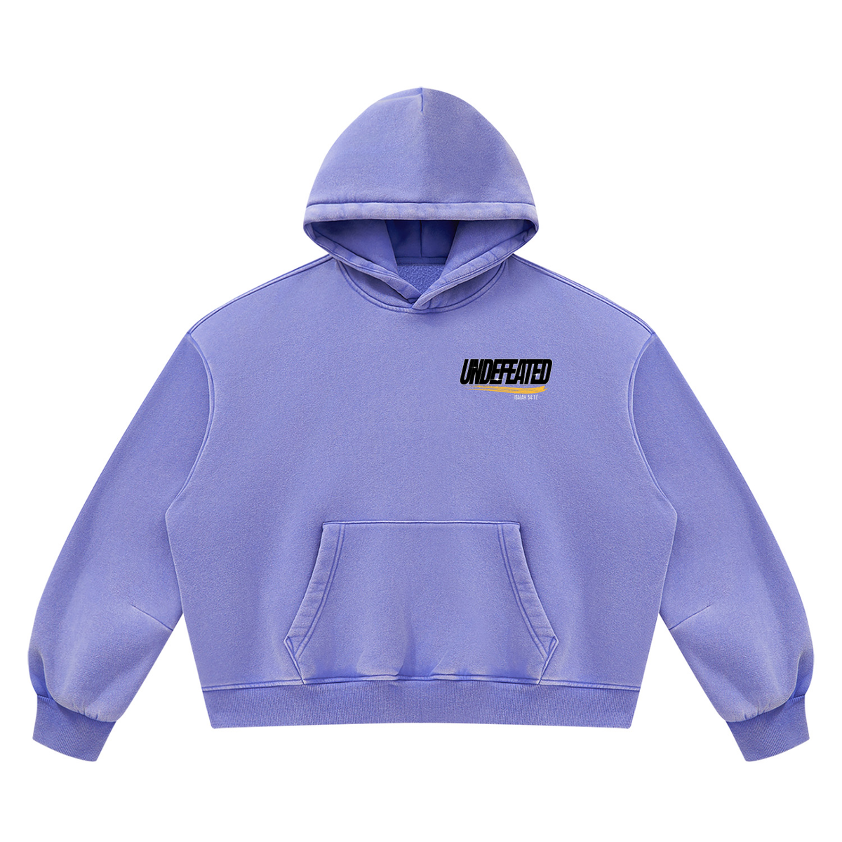 Unisex Vintage Wash Boxy Fleece Hoodie