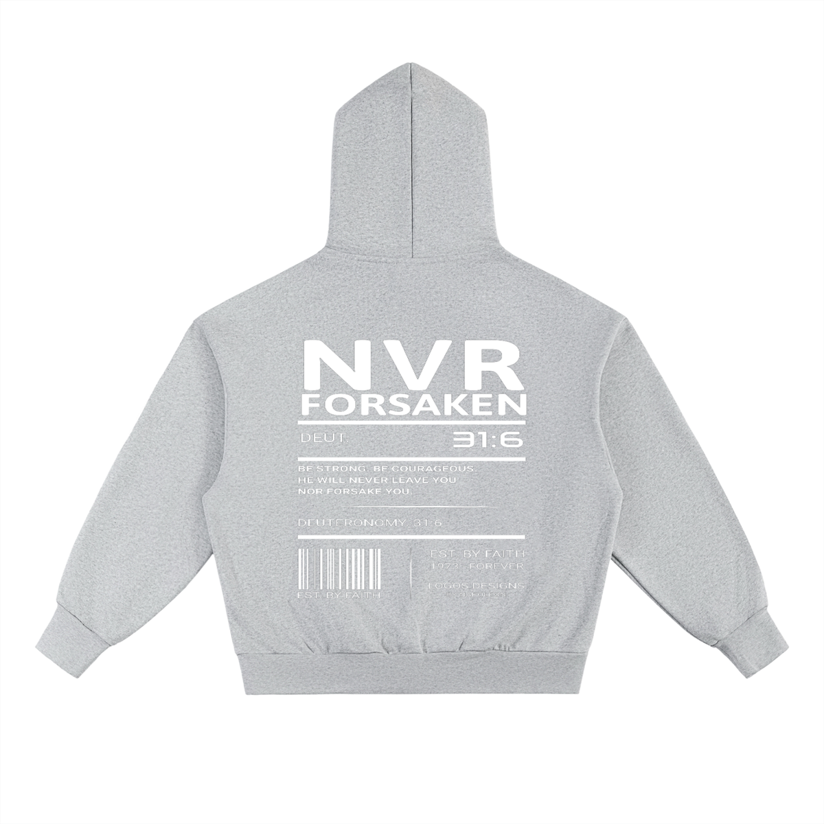 Essential Heavyweight Fleece Hoodie (NVR FORSAKEN)