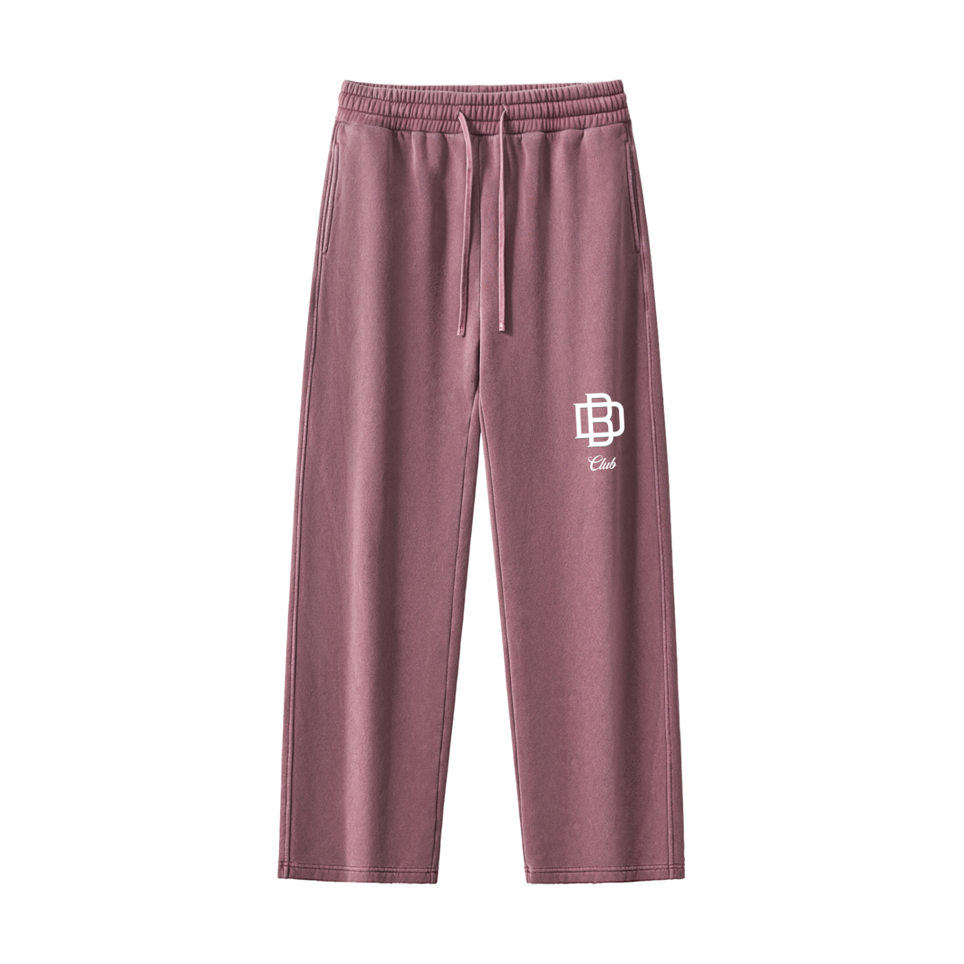 Frayed Enzyme Washed Fleece Sweatpants