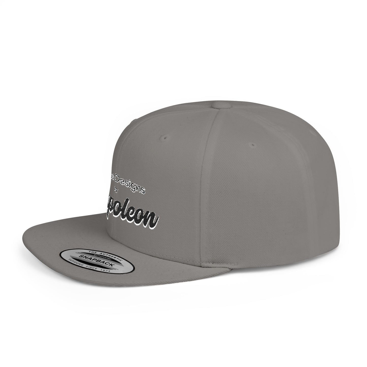 Napoleon Logo Flat Bill Snapback Hat