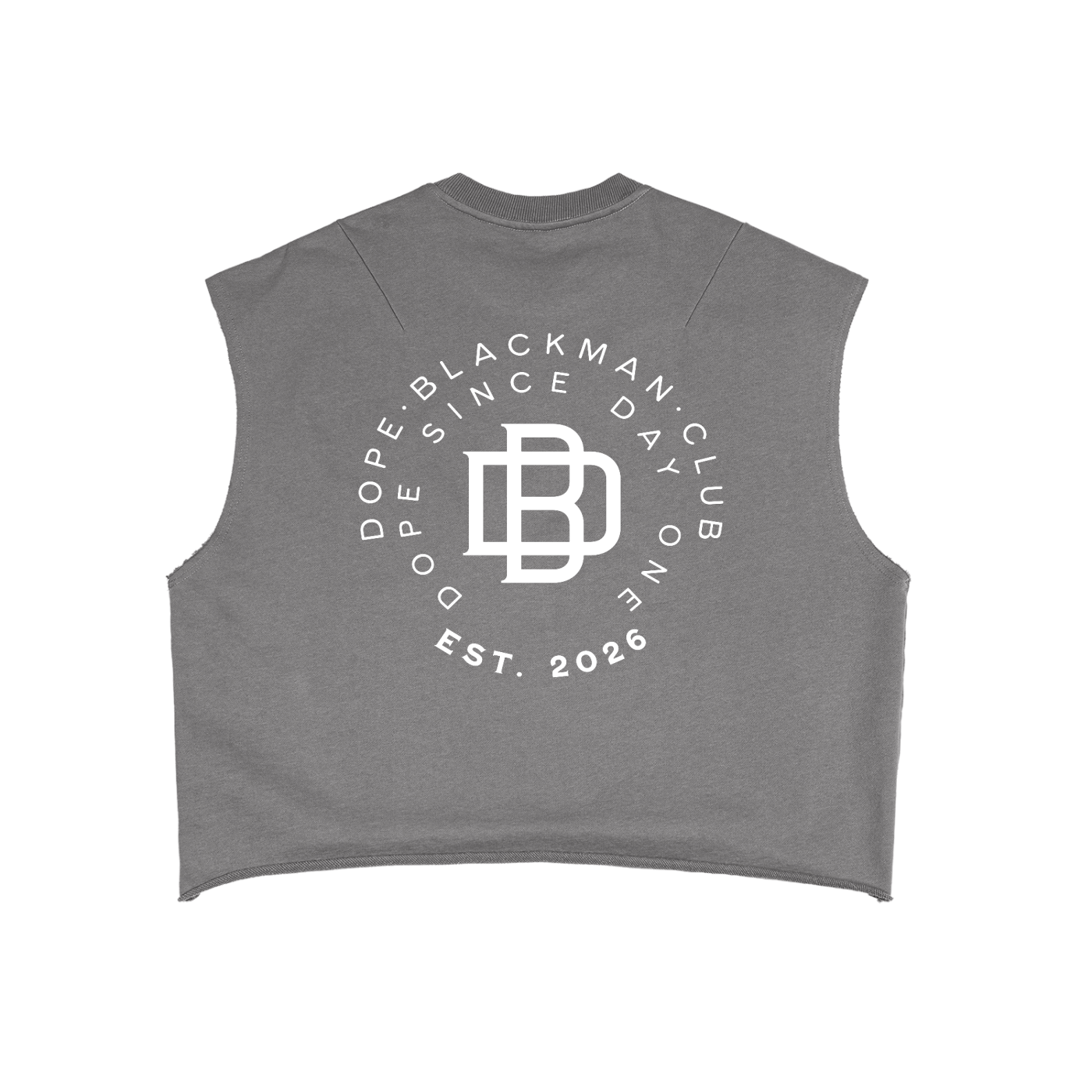 Dope Blackman Club French Terry Boxy Tank Top