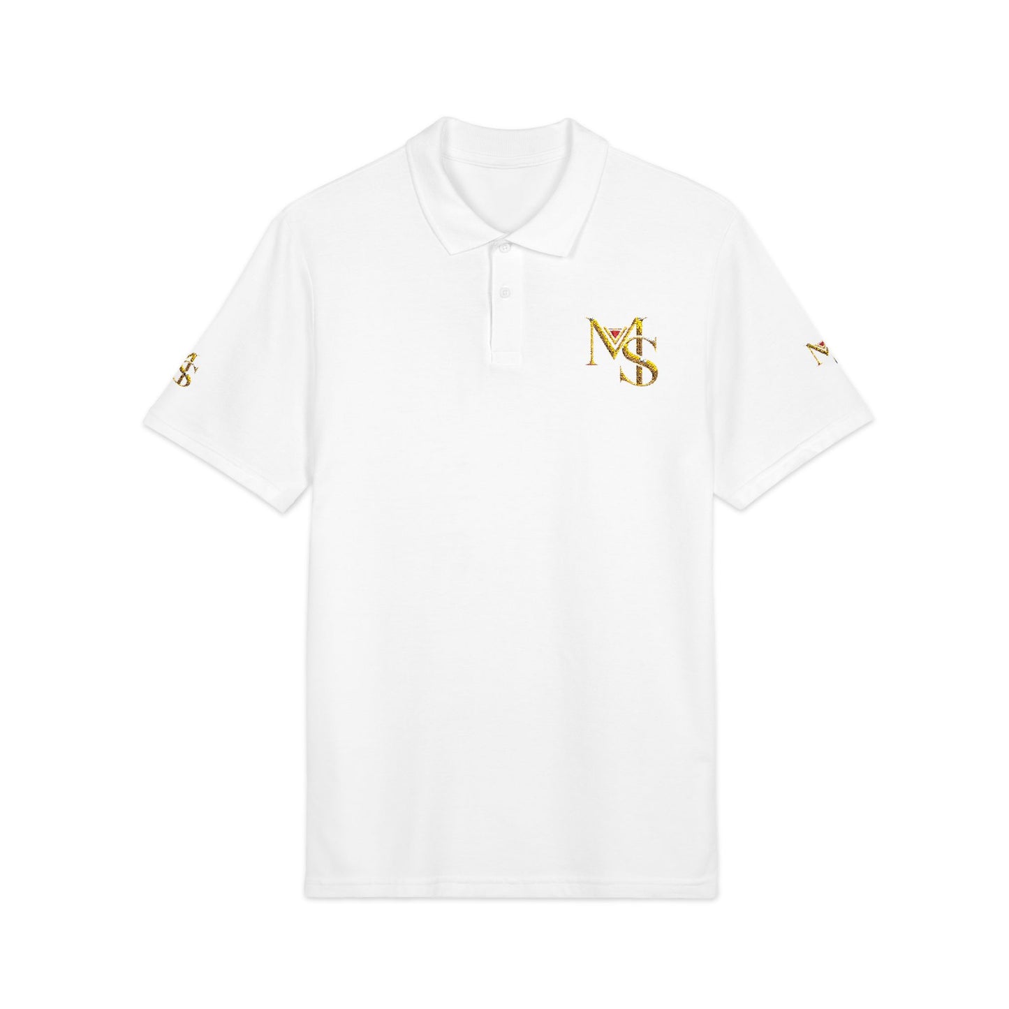 Embroidered Gold Bee Polo