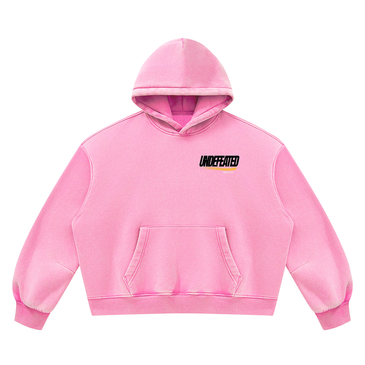 Unisex Vintage Wash Boxy Fleece Hoodie