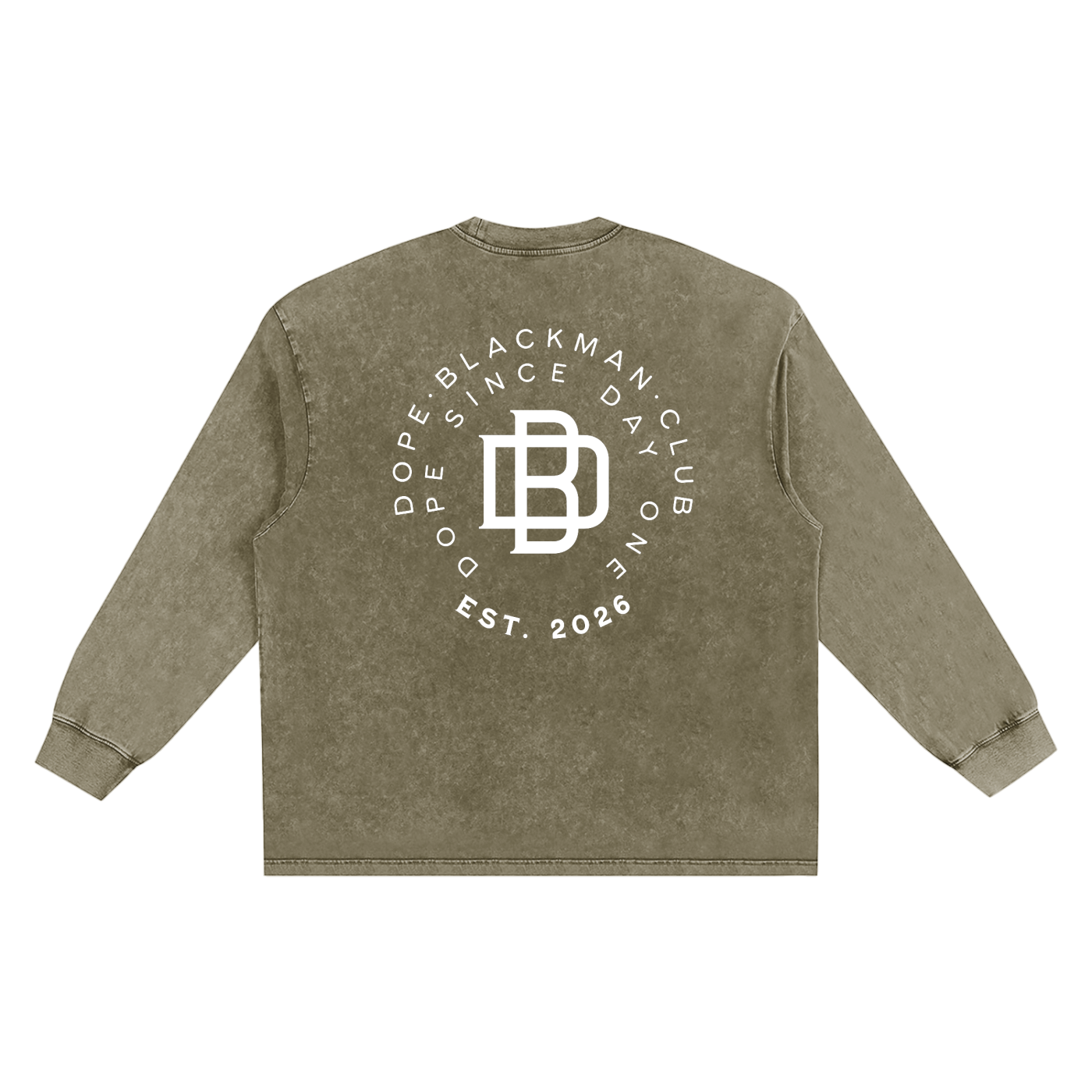 Snow Washed Dope Blackman Club T-Shirt