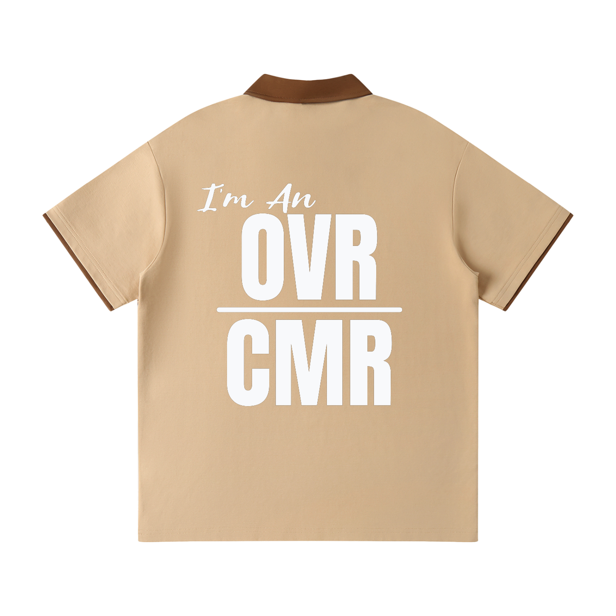 Overcomers Worship Contrast Collar Raglan Polo