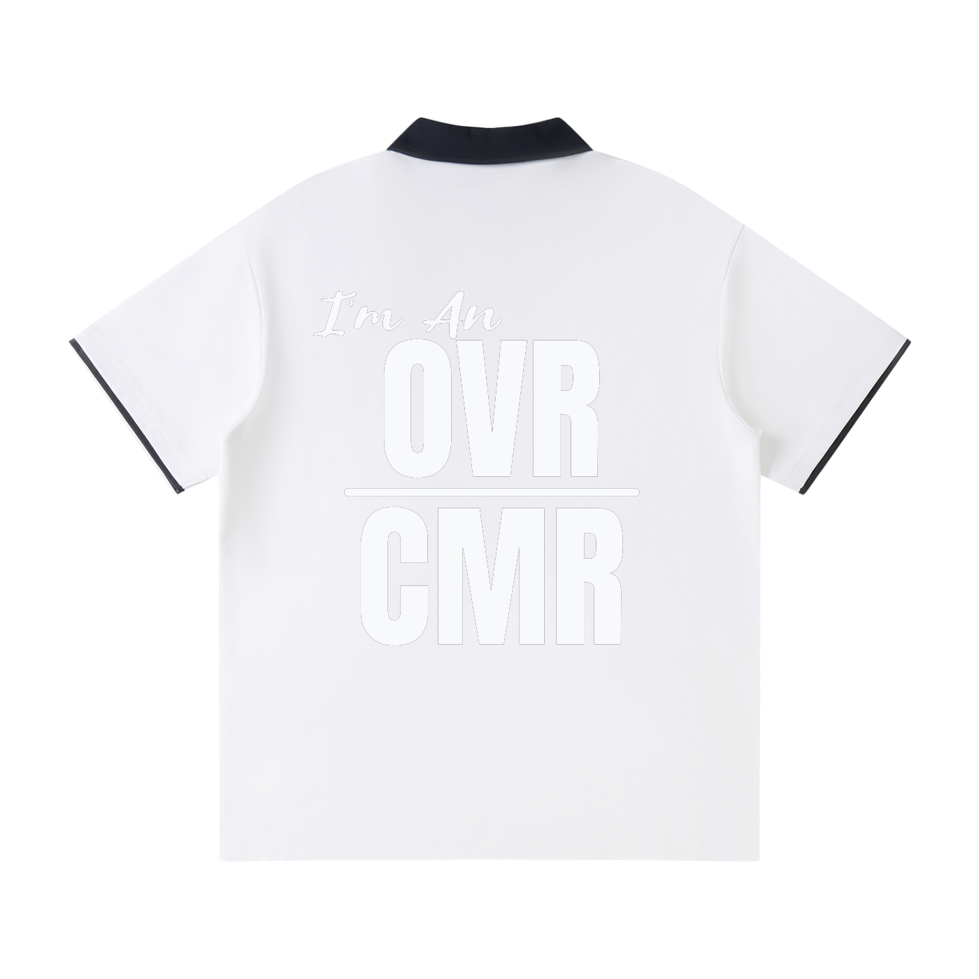 Overcomers Worship Contrast Collar Raglan Polo