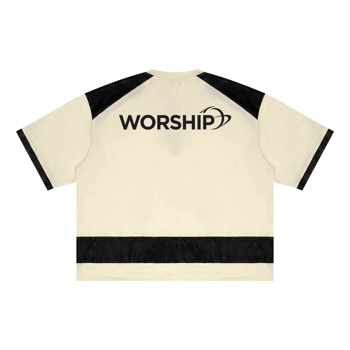 Overcomers Unisex Raglan Sleeve Mesh Boxy T-Shirt