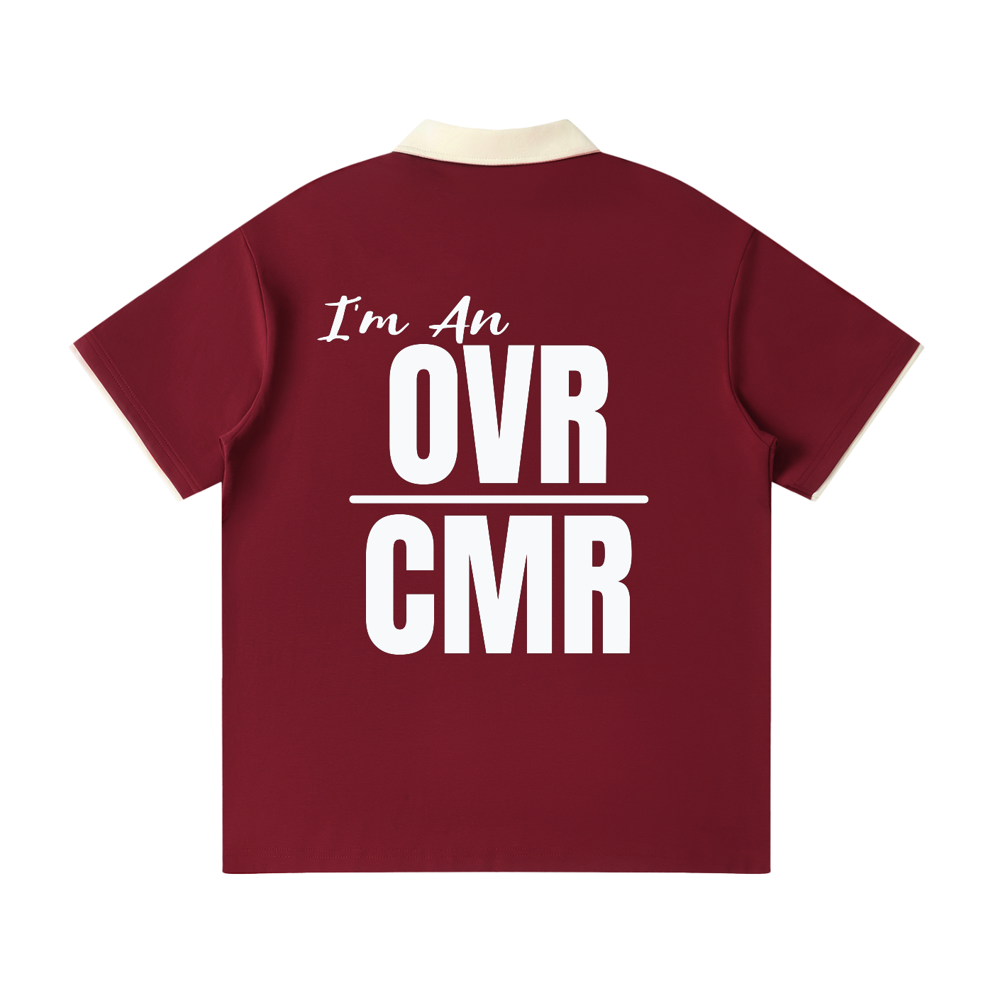 Overcomers Worship Contrast Collar Raglan Polo