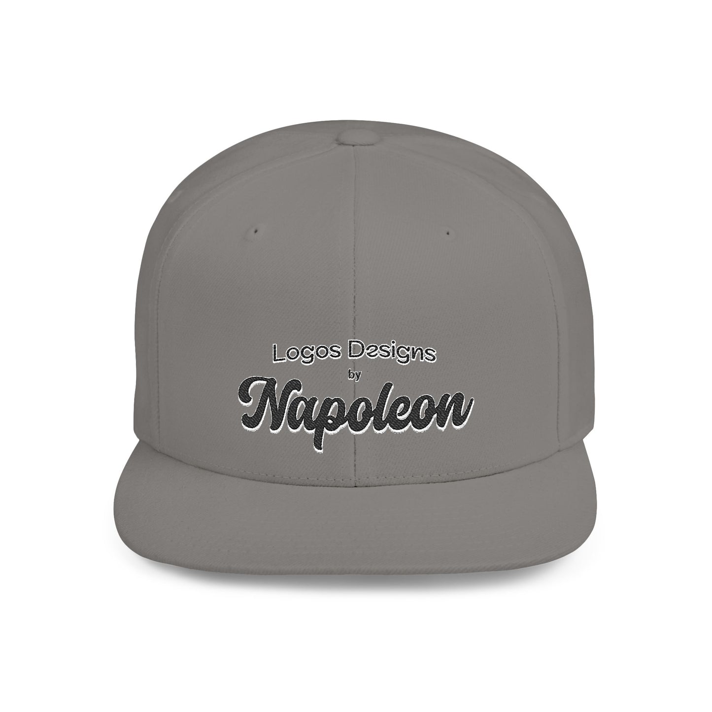 Napoleon Logo Flat Bill Snapback Hat