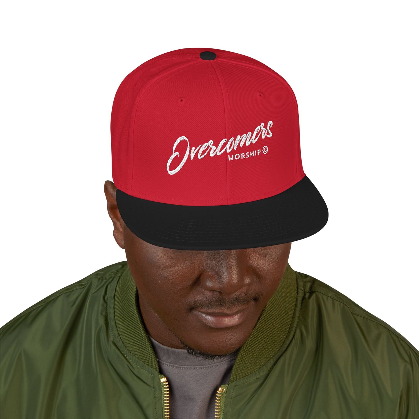 Embroidered 'Dreamers' Snapback Hat – Flat Brim Adjustable Cap