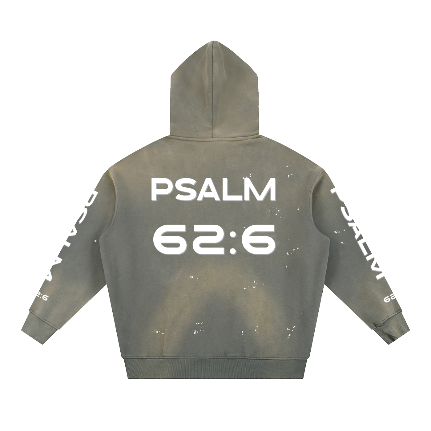 Vintage Washed Frayed Fleece Hoodie