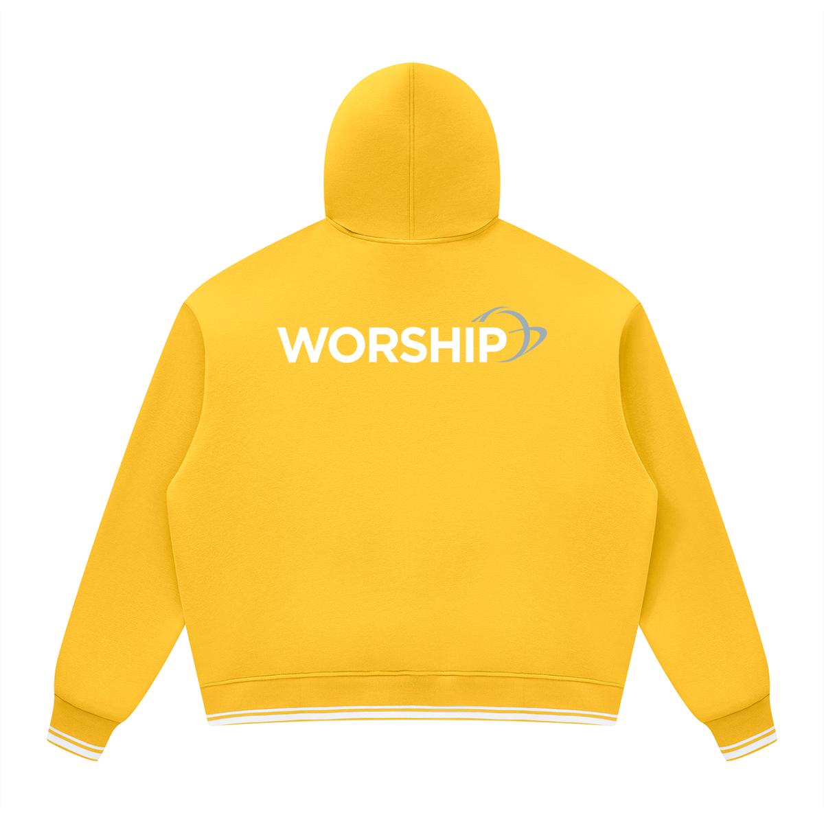 Overcomers Worship Color Block Fleece Hoodie