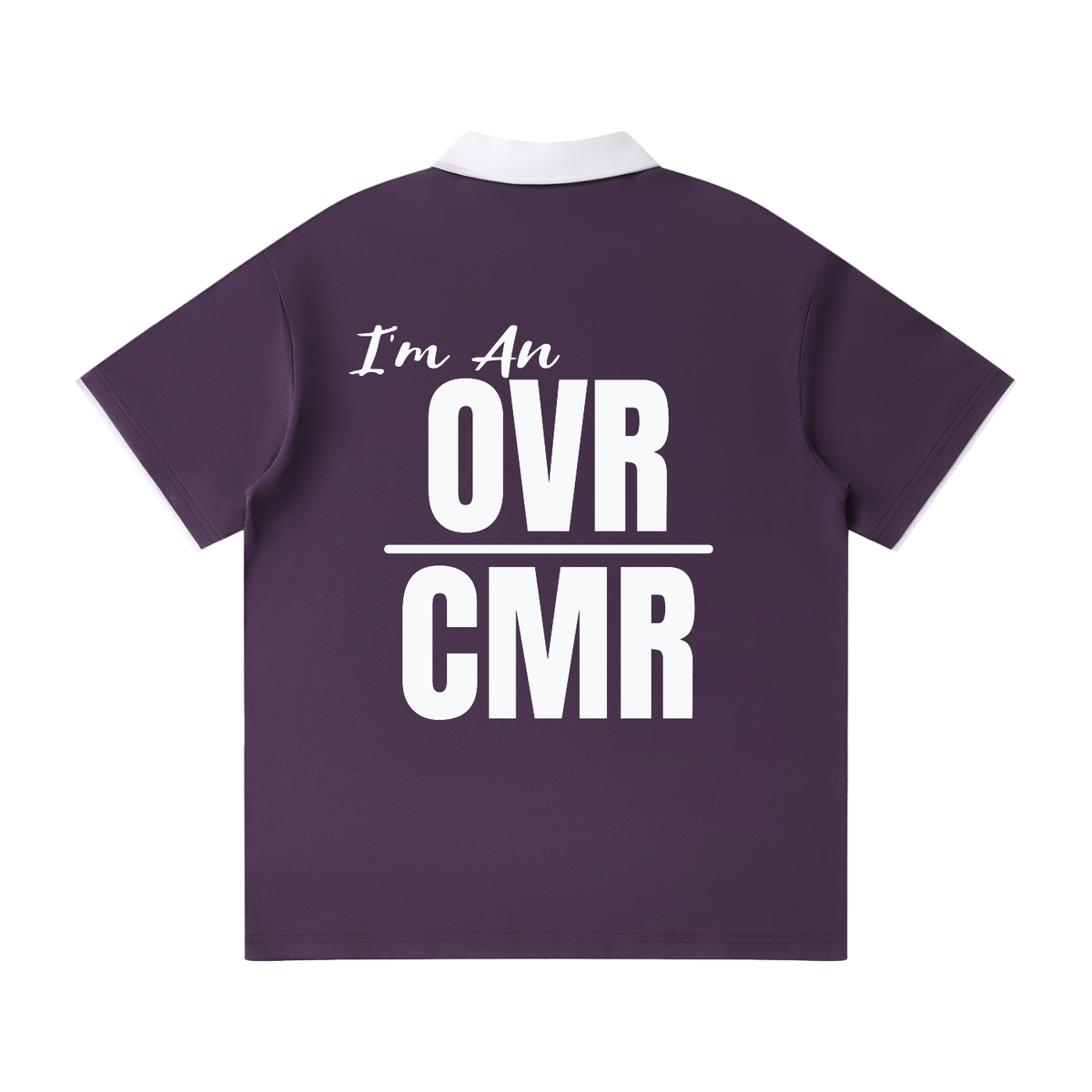 Overcomers Worship Contrast Collar Raglan Polo