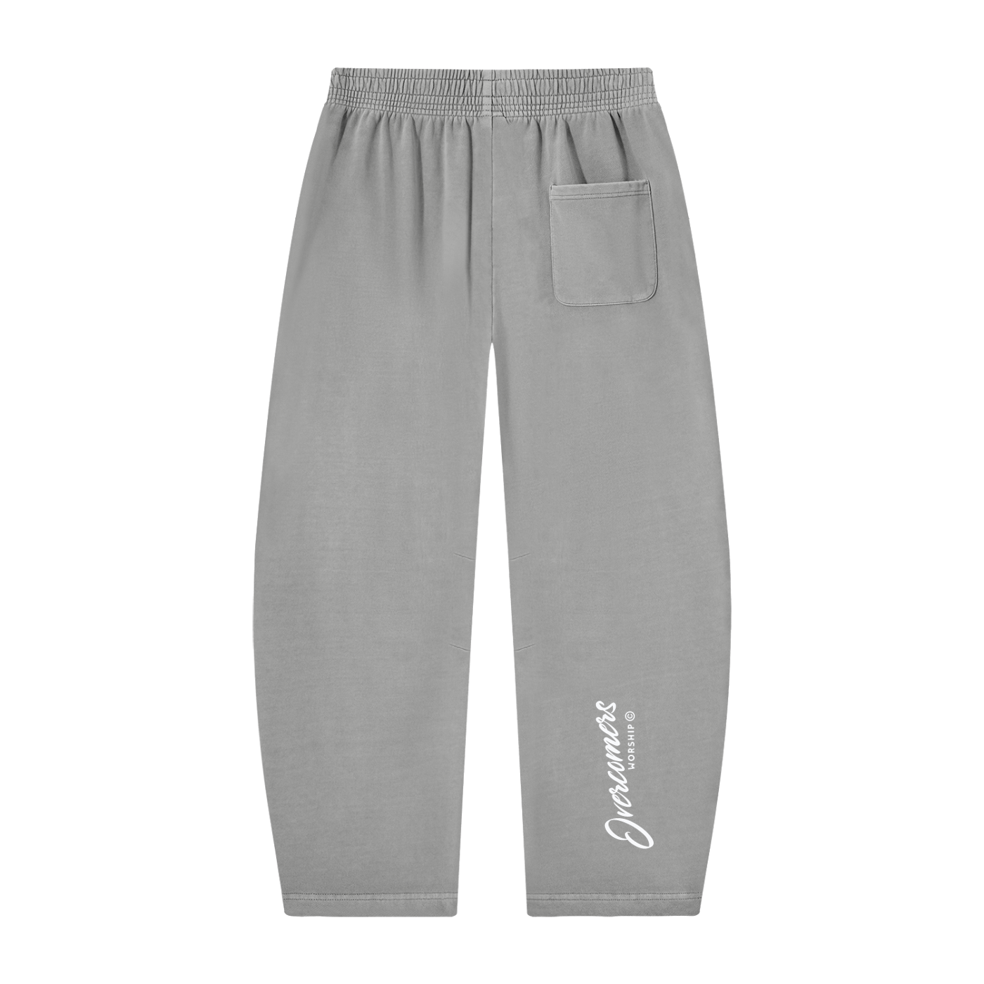 Overcomers Worship Vintage Washed Barrel Leg Sweatpants