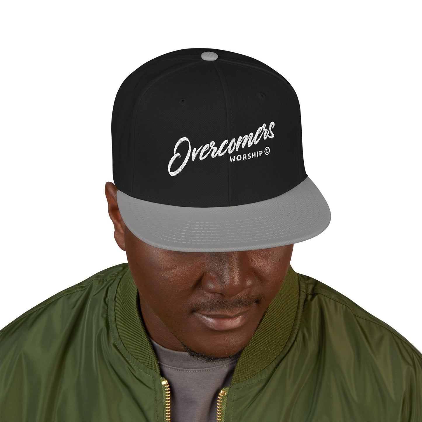 Embroidered 'Dreamers' Snapback Hat – Flat Brim Adjustable Cap