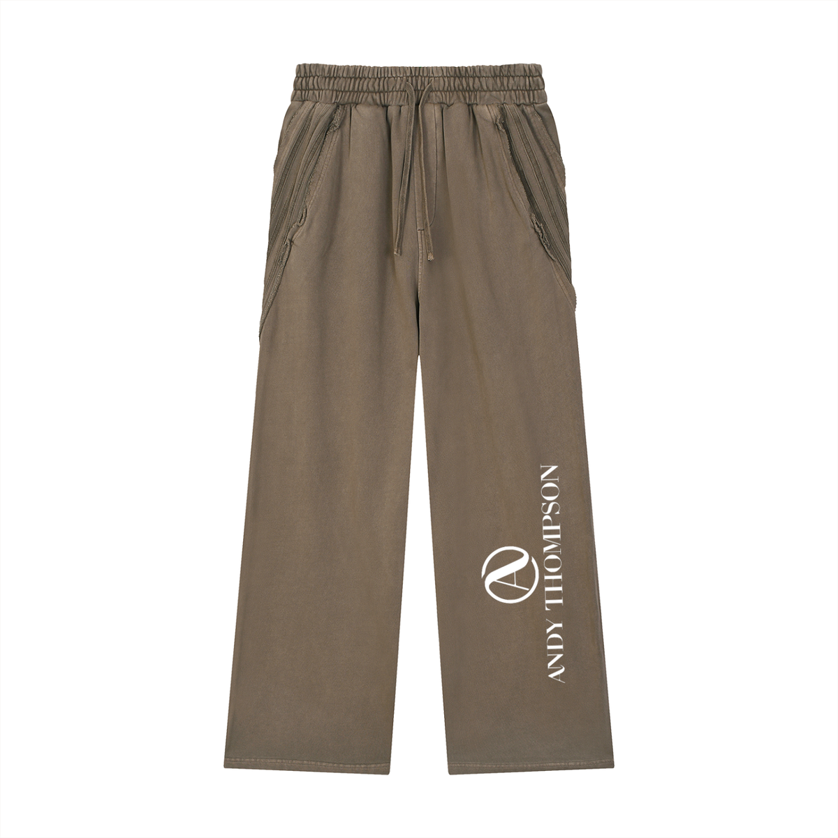 Snow Washed Tape Raw Edge Sweatpants(ATM)
