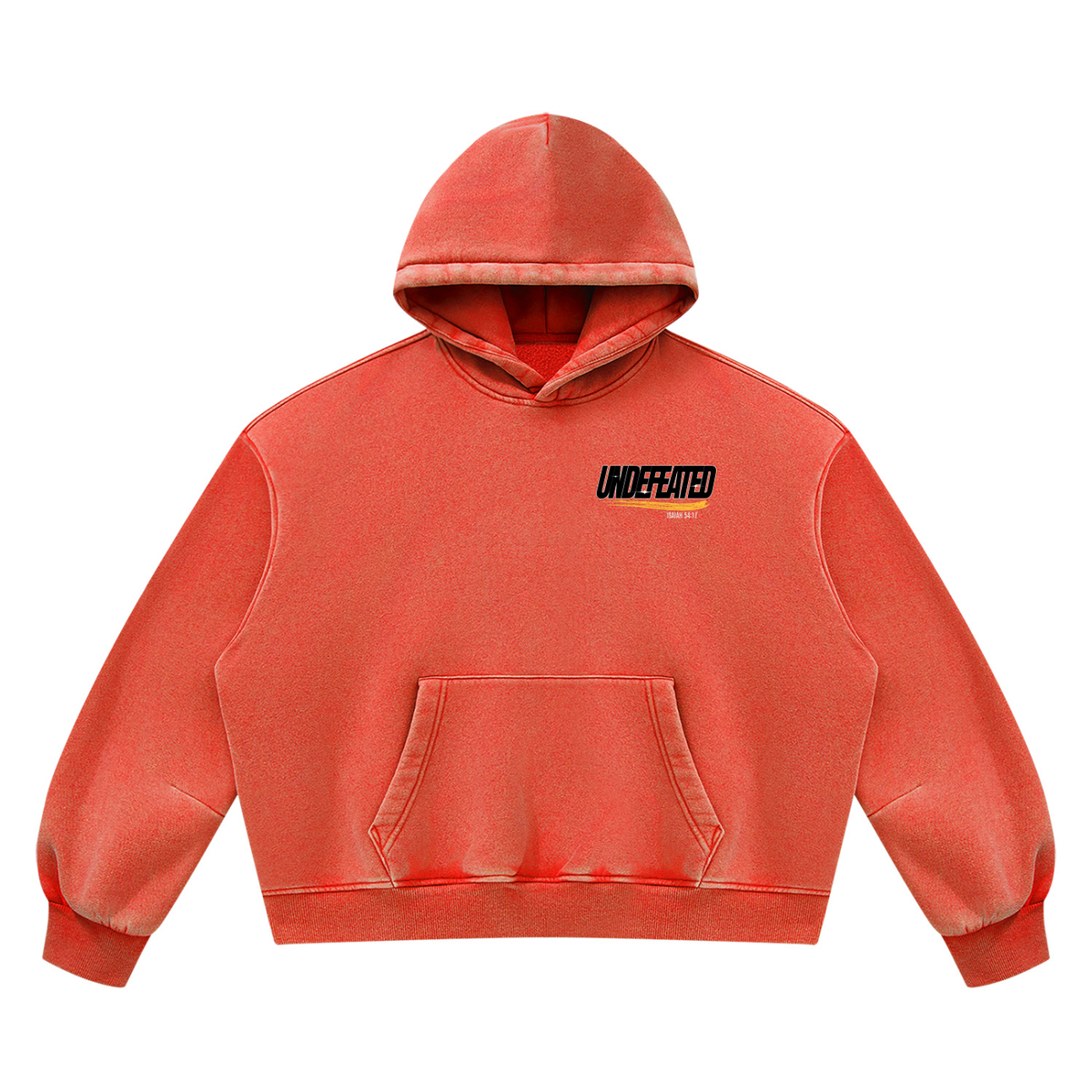 Unisex Vintage Wash Boxy Fleece Hoodie