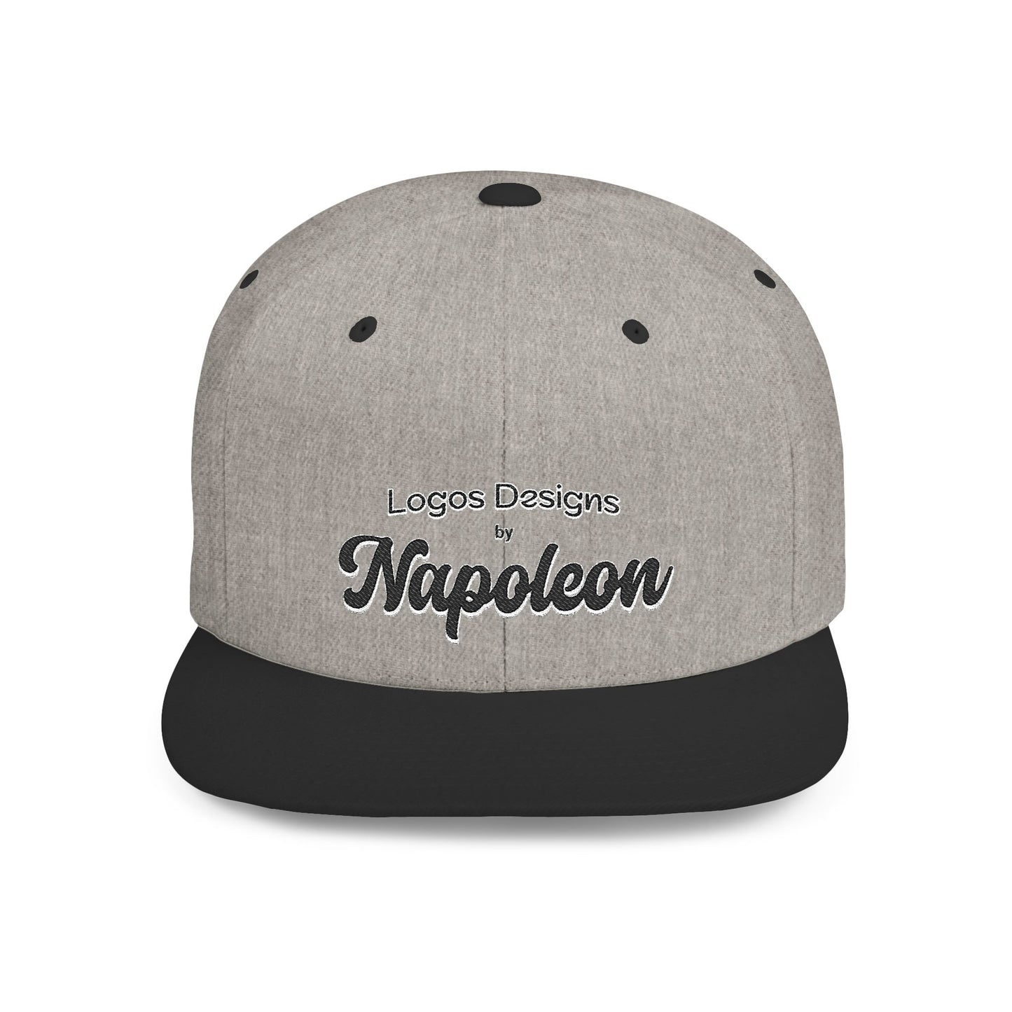 Napoleon Logo Flat Bill Snapback Hat