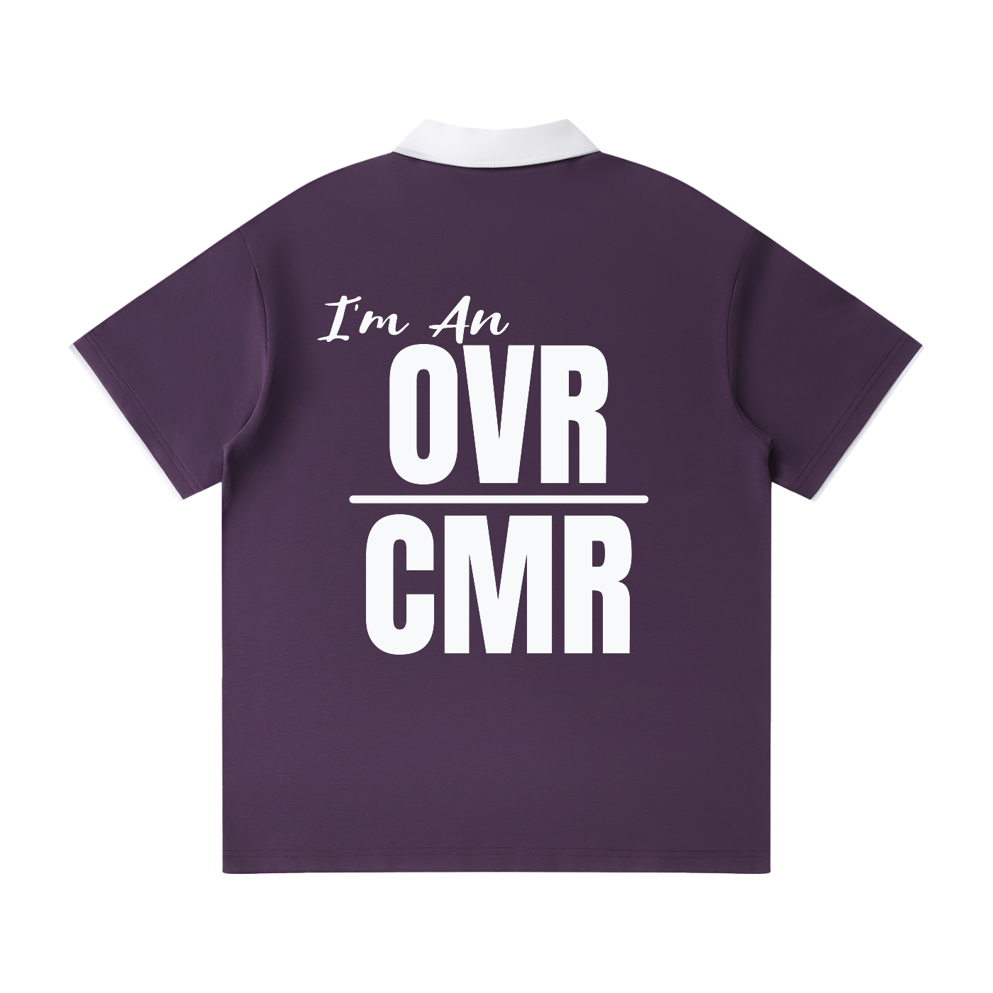 Overcomers Worship Contrast Collar Raglan Polo