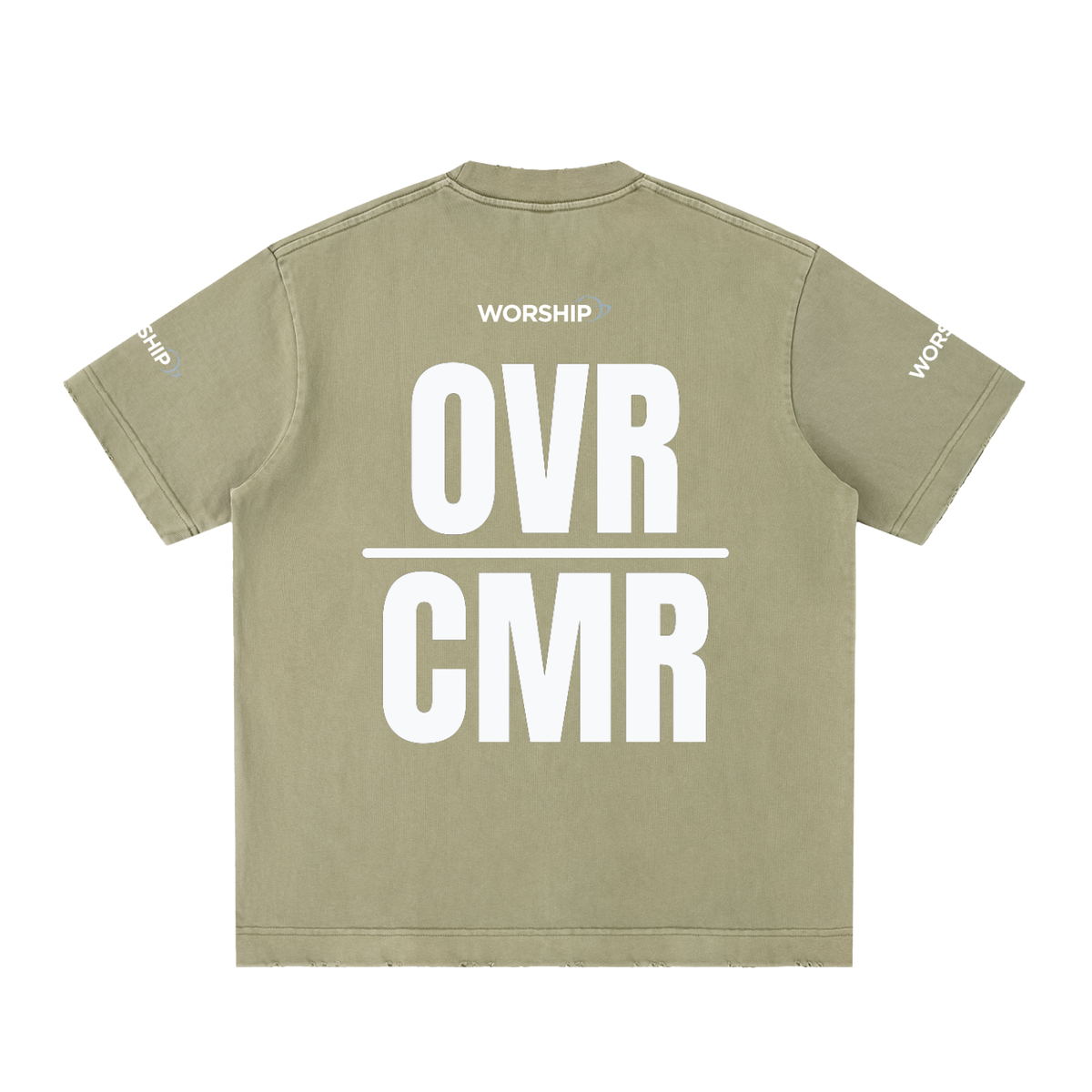 Heavyweight Vintage Washed Frayed T-Shirt