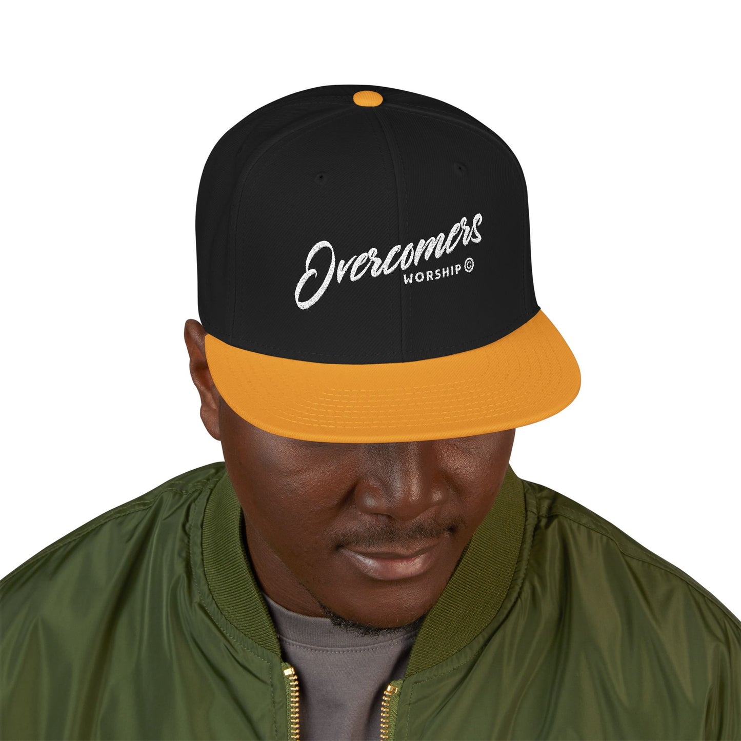 Embroidered 'Dreamers' Snapback Hat – Flat Brim Adjustable Cap