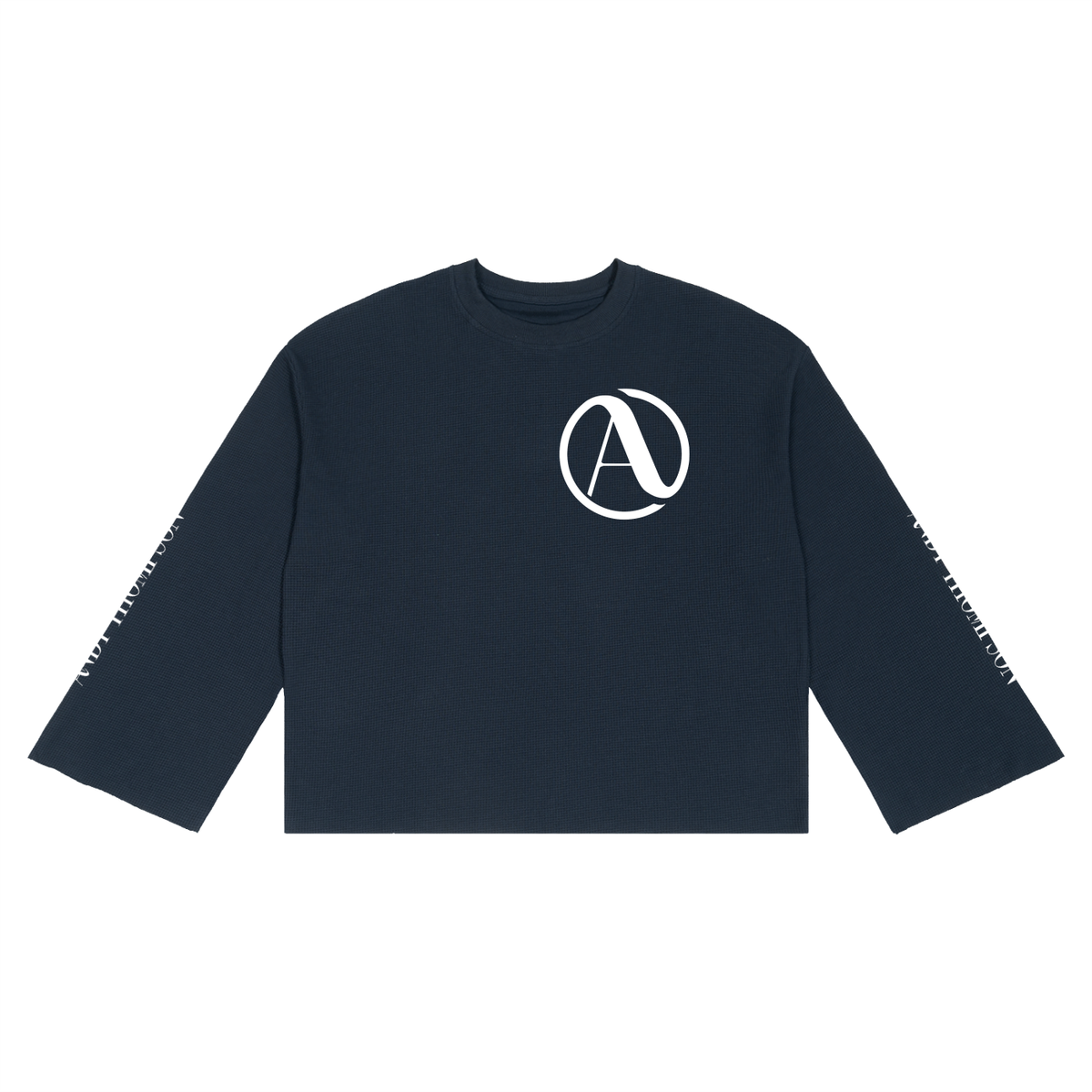 Unisex Waffle Raw Edge T-Shirt
