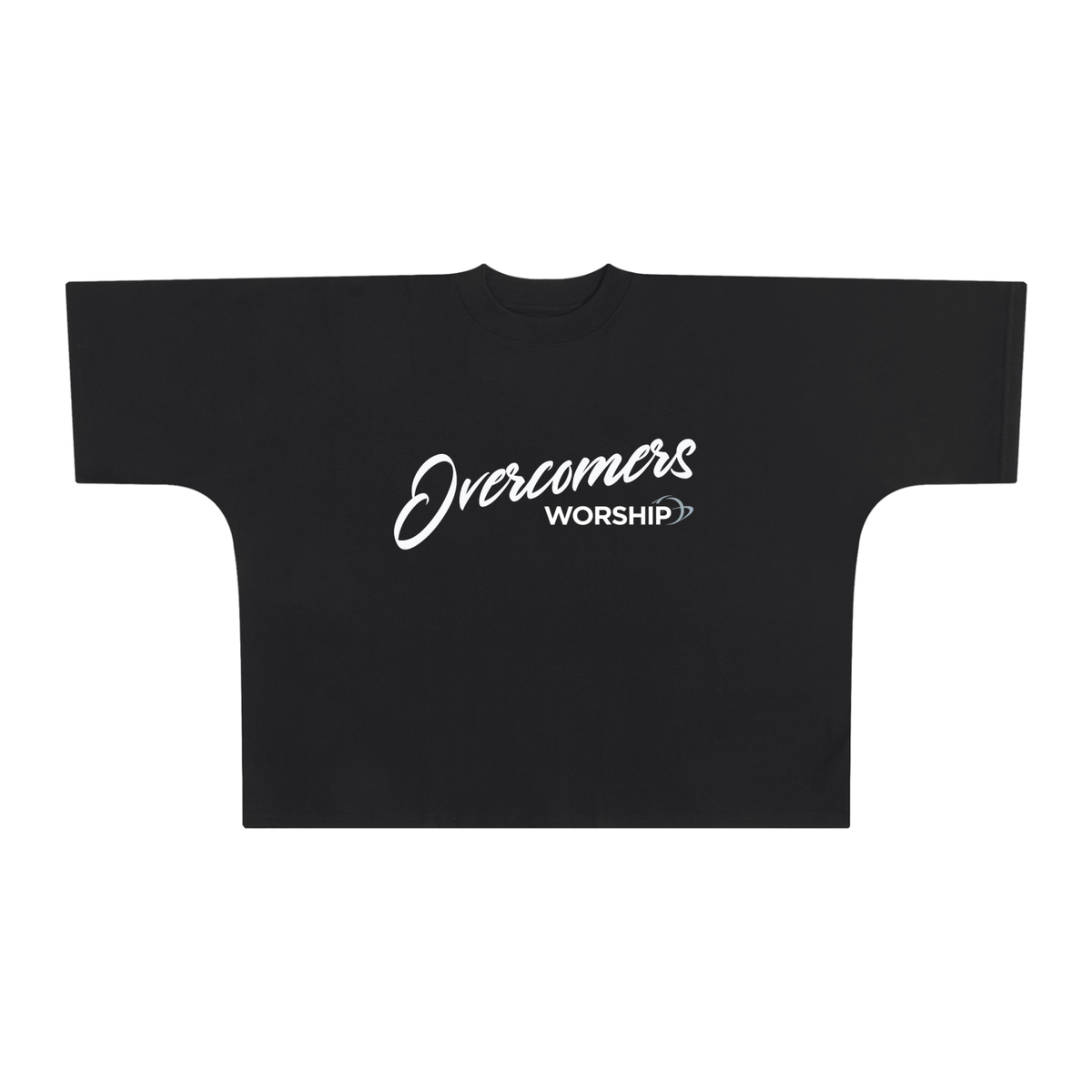 Overcomers Worship Oversized Boxy Tee