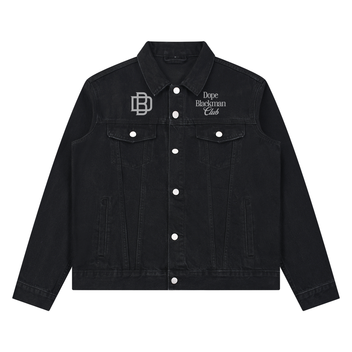 Dope Blackman Club Vintage Wash Denim Jacket