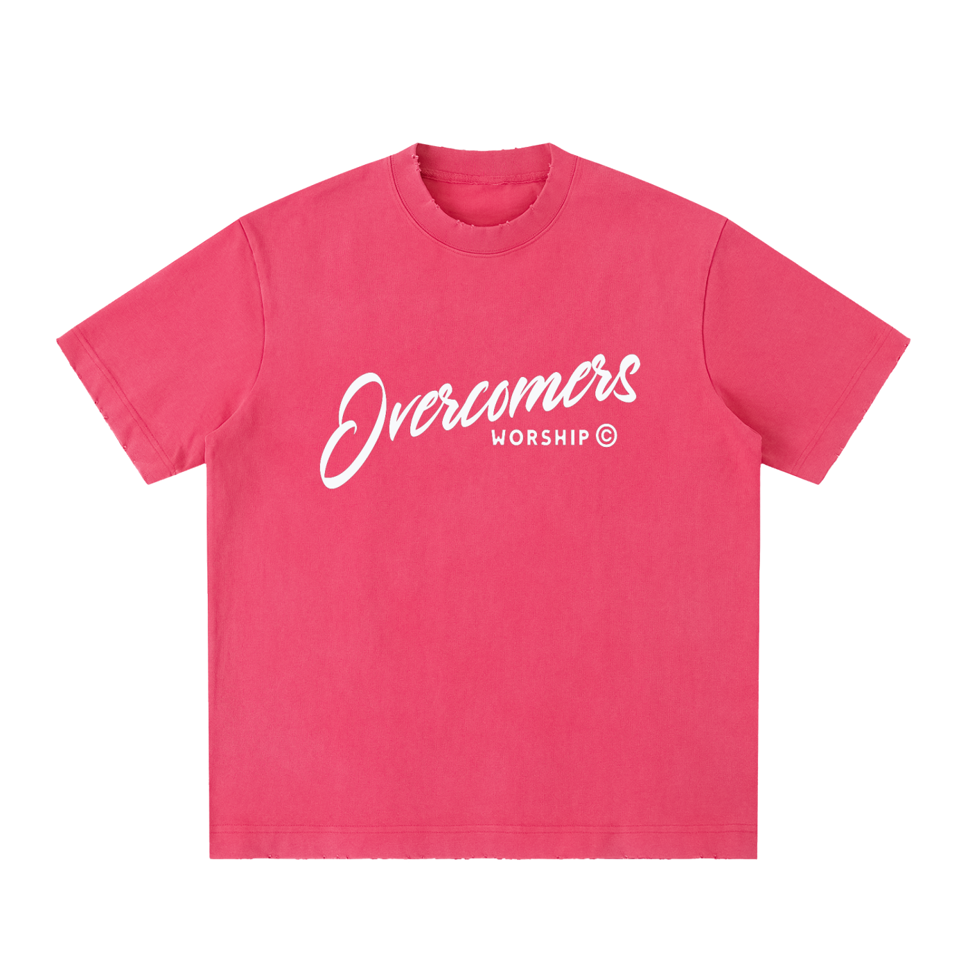 Overcomers Worship Team Tee – Heavyweight Frayed Edition