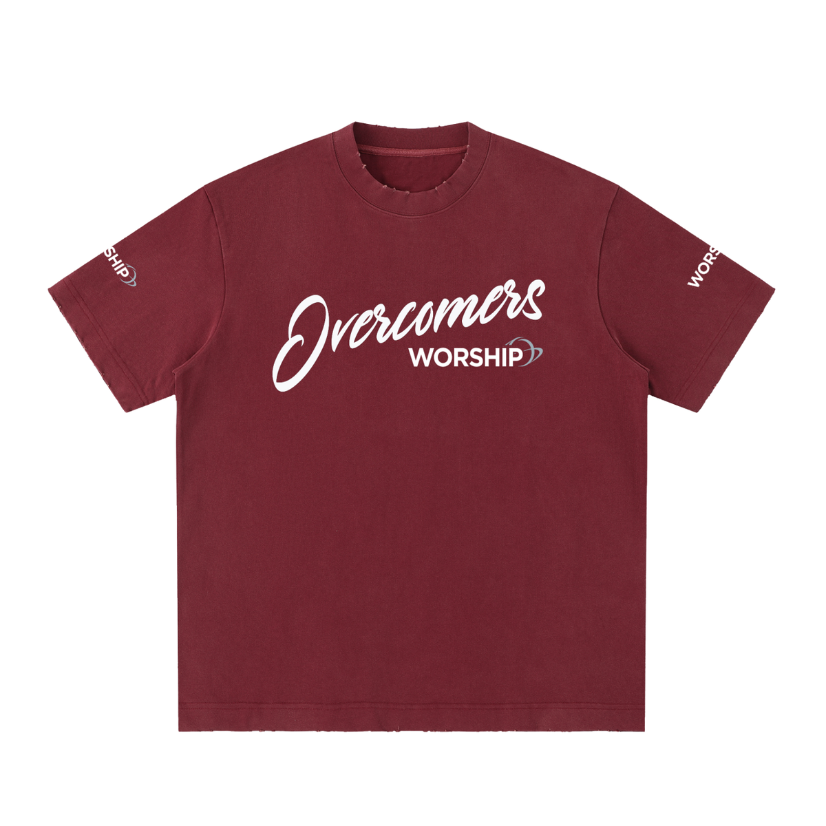 Heavyweight Vintage Washed Frayed T-Shirt