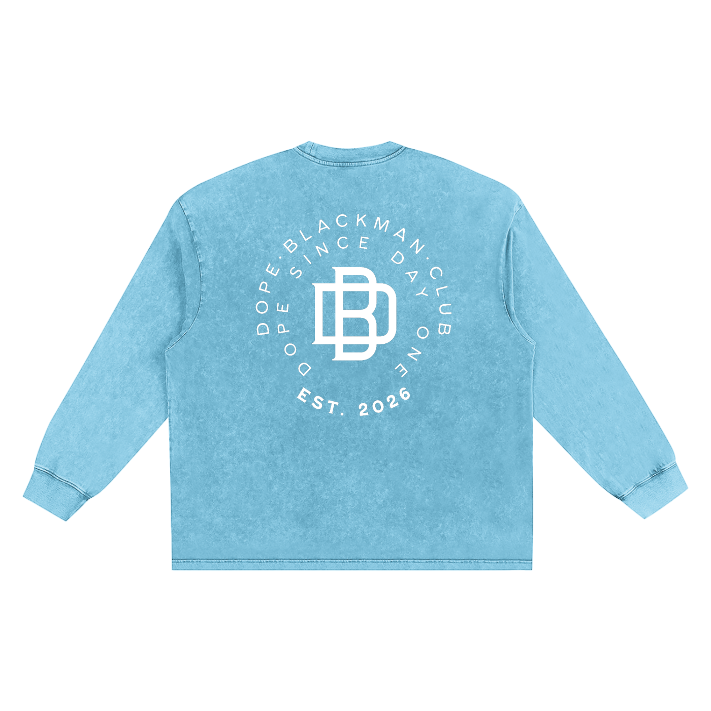 Snow Washed Dope Blackman Club T-Shirt