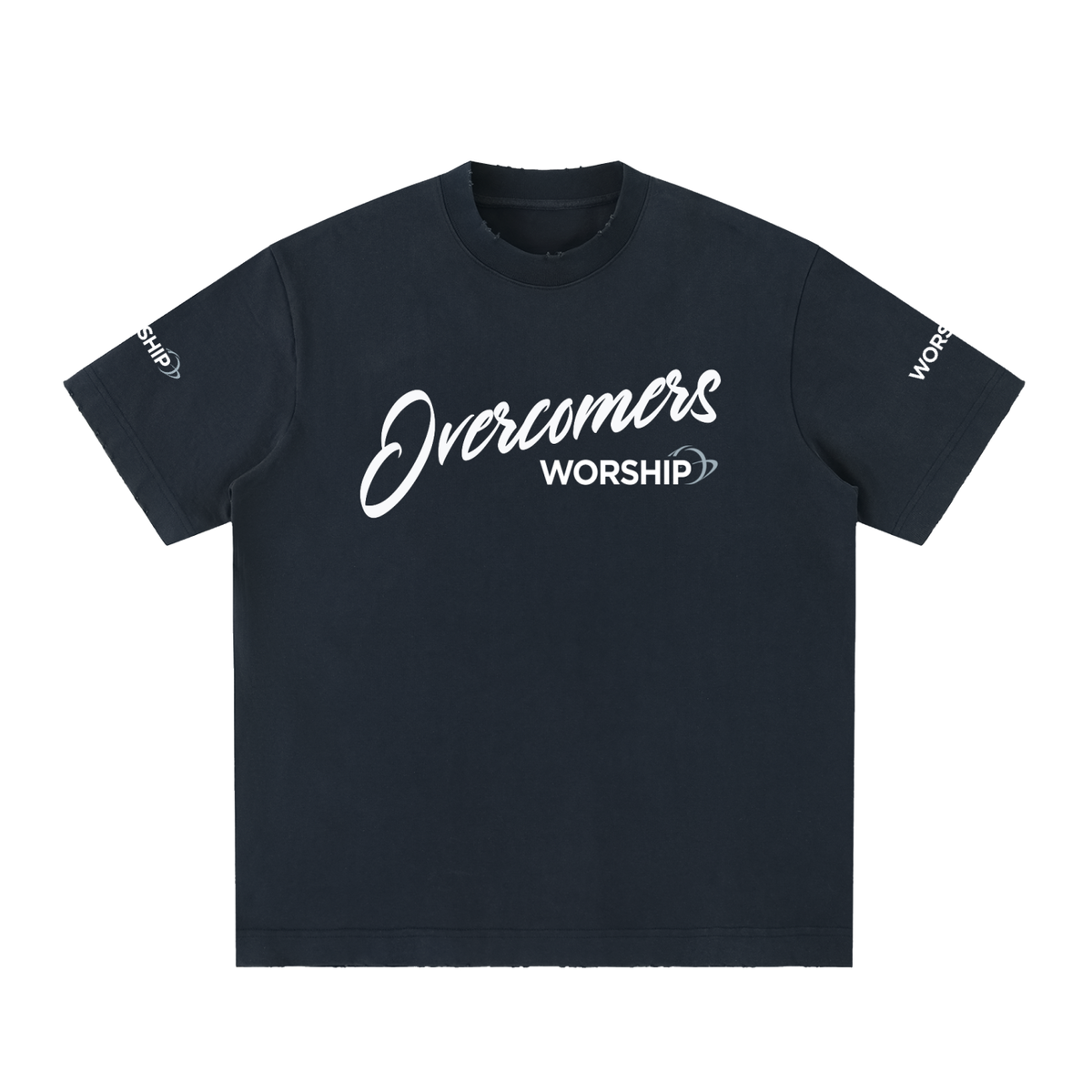 Heavyweight Vintage Washed Frayed T-Shirt